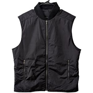 Prada Italy Vintage Archive Utility Vest w/ Cellphone Pocket Black XL (Fits M)